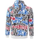 BLUZA HYDROGEN GRAFFITI FULL ZIP HOODIE MEN WHITE