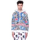 BLUZA HYDROGEN GRAFFITI FULL ZIP HOODIE MEN WHITE