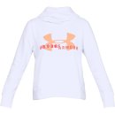  BLUZA UNDER ARMOUR COTTON FLEECE SPORTSTYLE LOGO HOODIE WOMEN WHITE