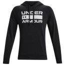  BLUZA UNDER ARMOUR RIVAL FLC SIGNATURE HOODIE MEN BLACK