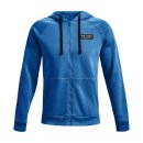  BLUZA UNDER ARMOUR RIVAL FLEECE CHROMA FZ HOODIE MEN BLUE