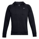  BLUZA UNDER ARMOUR RIVAL FLEECE FULL ZIP HOODIE MEN BLACK