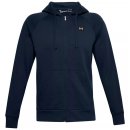  BLUZA UNDER ARMOUR RIVAL FLEECE FULL ZIP HOODIE MEN NAVY