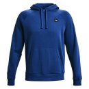  BLUZA UNDER ARMOUR RIVAL FLEECE HOODIE MEN DARK BLUE