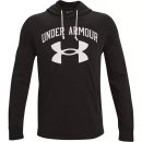  BLUZA UNDER ARMOUR RIVAL TERRY BIG LOGO HOODIE MEN BLACK