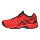BUTY TENISOWE ASICS GEL RESOLUTION 7 CLAY GS JUNIOR CHERRY TOMATO