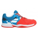 BUTY TENISOWE BABOLAT PULSION 20 AC JUNIOR TOMATO RED/BLUE ASTER