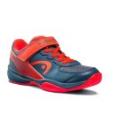  BUTY TENISOWE HEAD SPRINT VELCRO 3.0 KIDS MIDNIGHT NAVY/NEON RED