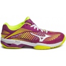 BUTY TENISOWE MIZUNO WAVE EXCEED TOUR 3 AC VIOLET/YELLOW WOMEN