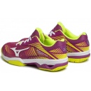 BUTY TENISOWE MIZUNO WAVE EXCEED TOUR 3 AC VIOLET/YELLOW WOMEN