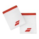 FROTKI NA RĘKĘ BABOLAT LOGO JUMBO WRISTBAND WHITE/RED