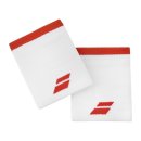  FROTKI NA RĘKĘ BABOLAT LOGO JUMBO WRISTBAND WHITE/RED