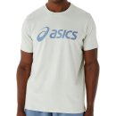  KOSZULKA ASICS BIG LOGO TEE MEN LIGHT SAGE/STEEL BLUE