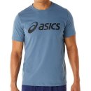  KOSZULKA ASICS BIG LOGO TEE MEN STEEL BLUE/PERFORMANCE BLACK