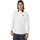  KOSZULKA ASICS COURT LS 1/2 ZIP TOP MEN WHITE