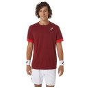 KOSZULKA ASICS COURT SS MEN BEET JUICE/CLASSIC RED