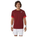  KOSZULKA ASICS COURT SS MEN BEET JUICE/CLASSIC RED