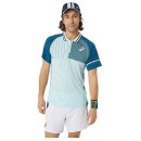  KOSZULKA ASICS MATCH POLO SHIRT MEN AQUAMARINE