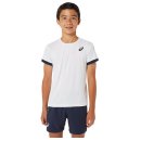  KOSZULKA ASICS TENNIS SS TOP BOY BRILLIANT WHITE 