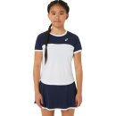  KOSZULKA ASICS TENNIS SS TOP GIRLS WHITE/MIDNIGHT