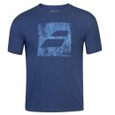  KOSZULKA BABOLAT EXERCISE BIG FLAG TEE MEN ESTATE BLUE