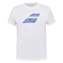  KOSZULKA BABOLAT EXERCISE BIG FLAG TEE MEN WHITE