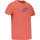 KOSZULKA BABOLAT EXERCISE COTTON TEE BOY HOT CORAL