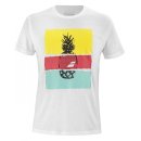 KOSZULKA BABOLAT EXERCISE MESSAGE TEE MEN WHITE/ANGEL BLUE