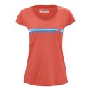  KOSZULKA BABOLAT EXERCISE STRIPES TEE WOMEN POPPY RED