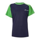  KOSZULKA BABOLAT PLAY CREW NECK TEE BOY PEACOAT/POISON GREEN