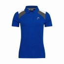  KOSZULKA HEAD CLUB TECH POLO SHIRT WOMEN 2022 ROYAL BLUE