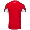 KOSZULKA HEAD CLUB TECH T-SHIRT BOY 2022 RED