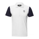  KOSZULKA HYDROGEN TECH ZIPPED POLO MEN WHITE/BLUE