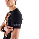 KOSZULKA HYDROGEN TENNIS COURT COTTON TEE BLACK/ORANGE TIGER