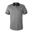  KOSZULKA LOTTO DRAGON TECH II POLO BLACK MELANGE MEN