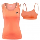  KOSZULKA LOTTO NIXIA III TANK + BRA ORANGE WOMEN