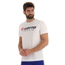  KOSZULKA LOTTO SQUADRA II TEE MEN BRIGHT WHITE