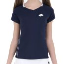  KOSZULKA LOTTO SQUADRA II GIRL NAVY BLUE 