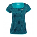 KOSZULKA LOTTO TENNIS TECH TEE PRINTED BLUE WOMEN