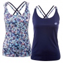  KOSZULKA LOTTO TWICE TANK + BRA BLUE WOMEN