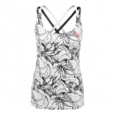 KOSZULKA LOTTO TWICE TANK + BRA BLACK/WHITE WOMEN