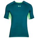  KOSZULKA UNDER ARMOUR HG COMPRESSION SHORTSLEEVE TEE MEN GREEN