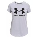  KOSZULKA UNDER ARMOUR LIVE SPORTSTYLE GRAPHIC SS GIRL GRAY