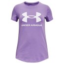  KOSZULKA UNDER ARMOUR LIVE SPORTSTYLE GRAPHIC SS GIRL VIOLET