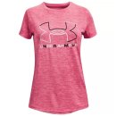  KOSZULKA UNDER ARMOUR TECH BL TWIST SS GIRL PINK