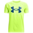  KOSZULKA UNDER ARMOUR TECH BOIG LOGO SS BOY YELLOW