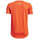KOSZULKA UNDER ARMOUR VENTED SS BOY ORANGE
