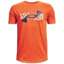  KOSZULKA UNDER ARMOUR VENTED SS BOY ORANGE