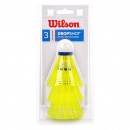  LOTKI DO BADMINTONA WILSON DROPSHOT YELLOW - 3 SZT.