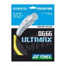 NACIĄG DO BADMINTONA YONEX BG 66 ULTIMAX YELLOW 10 M